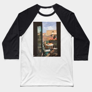 Paris, Breakfast On the Roof Baseball T-Shirt